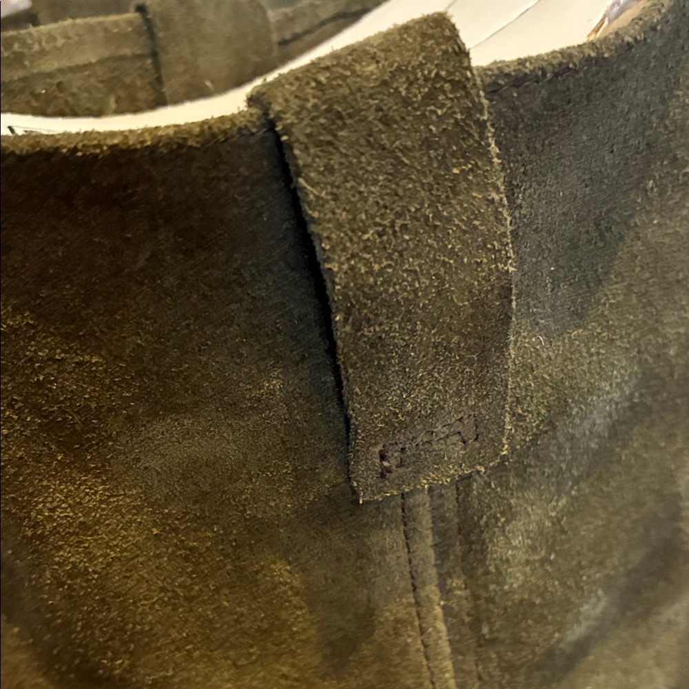 Genuine Frye Campus Riding Boot - Olive Suede Riding Boots - Picture 9 of 9